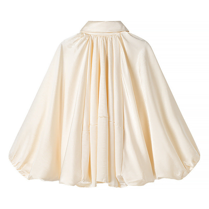 Damen fließende Bluse mit Anlassgarnitur R&B