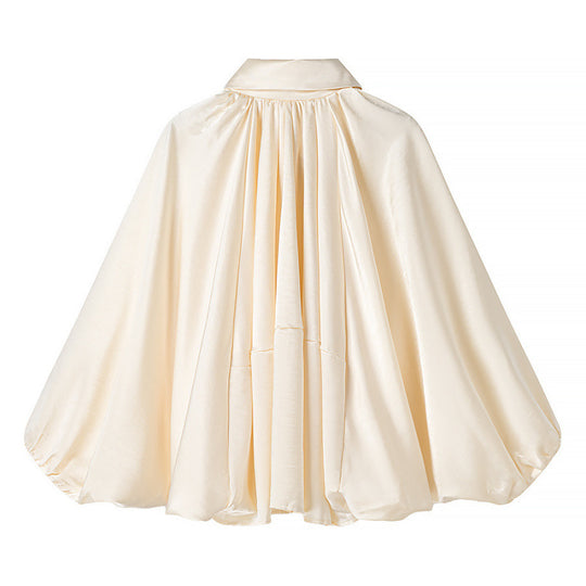 Damen fließende Bluse mit Anlassgarnitur R&B