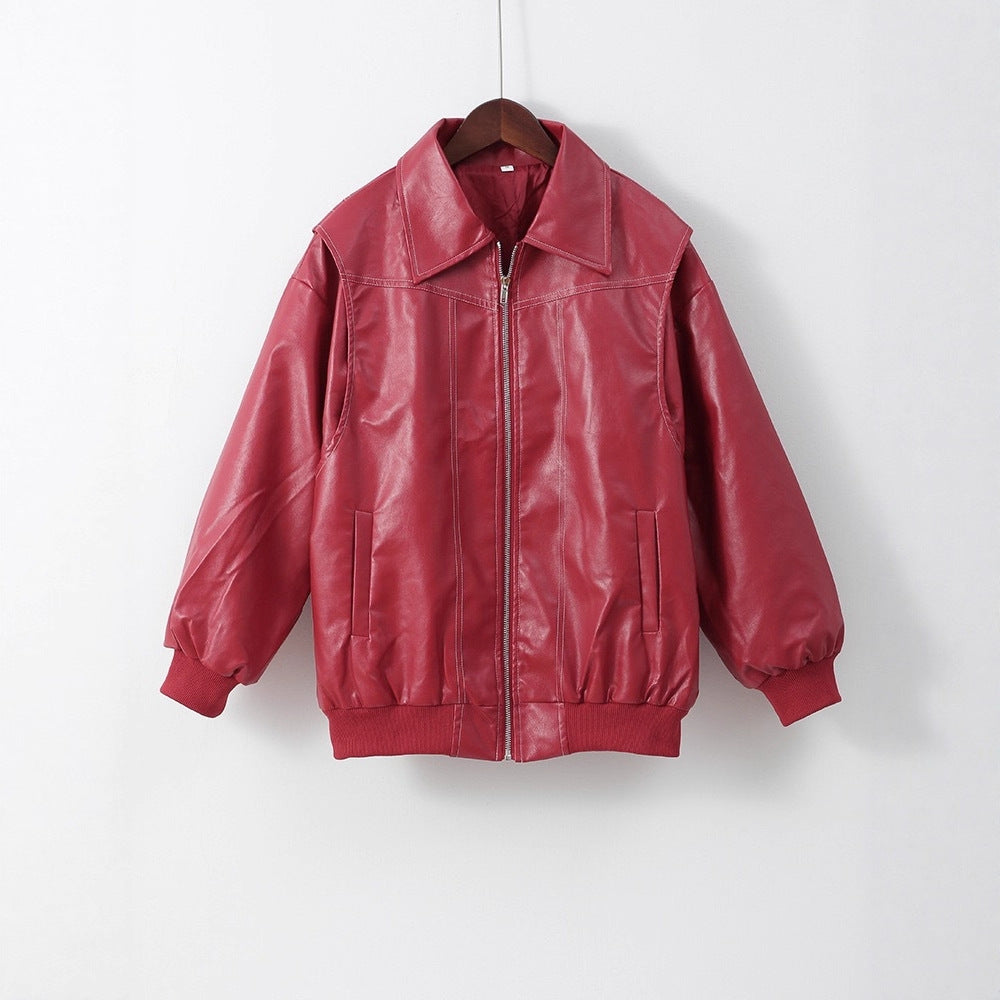 Damen Oversized Übergangsjacke mit nahtlosem Design und praktischen Taschen R&B