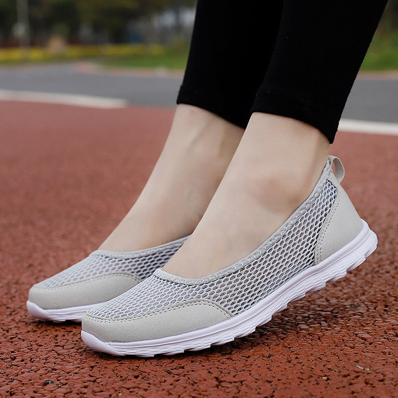 Damen Atmungsaktive Freizeitschuhe mit elastischem Obermaterial