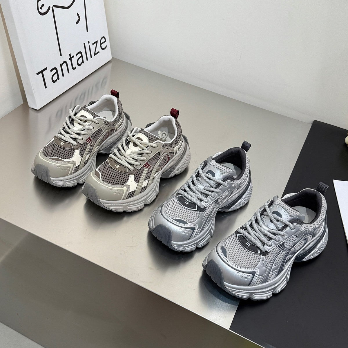 Damen moderne Dämpfung Sneakers für hohen Tragekomfort R&B