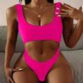 Damen Cut-Out Badeanzug R&B