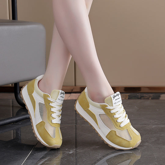 Damen Laufsneaker mit atmungsaktivem Mesh-Obermaterial und rutschfester Sohle R&B