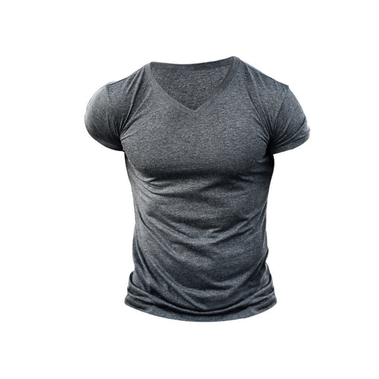 Herren V-Ausschnitt T-Shirt aus weichem Baumwollmix R&B