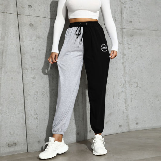 Damen Sportliche Jogginghose im modischen Colorblock-Design R&B