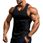 Herren atmungsaktives Fitness Tanktop mit Racerback-Schnitt R&B