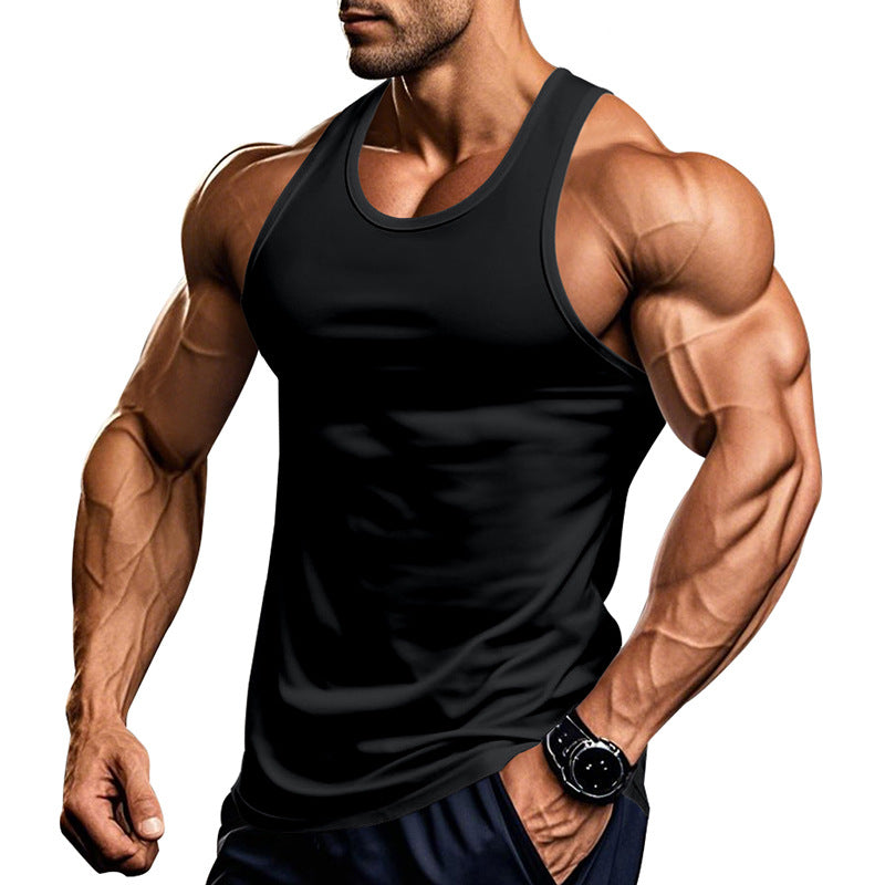 Herren atmungsaktives Fitness Tanktop mit Racerback-Schnitt R&B