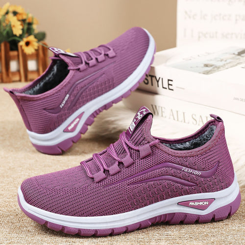 Damen Sportliche Lauf-Sneaker mit atmungsaktivem Obermaterial und rutschfester Sohle R&B