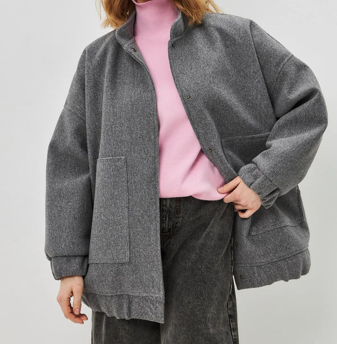 Damen oversize Sweatjacke R&B