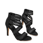 Damen Hochhackige Sandalen mit eleganten Riemen und modischem Design