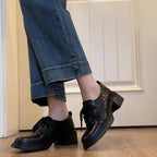 Damen modische Schnürschuhe mit Blockabsatz R&B