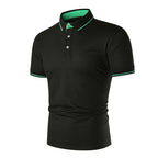Herren Poloshirt mit kontrastierendem Kragen und atmungsaktiven Eigenschaften