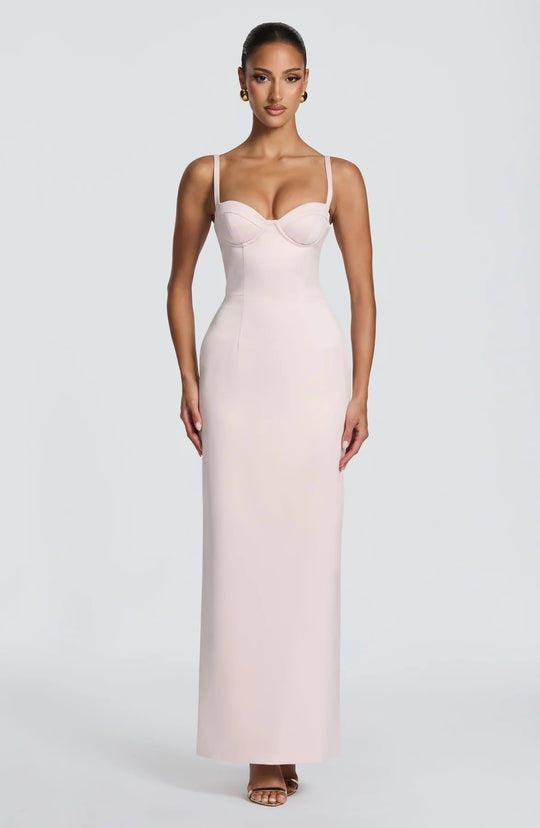 Damen Elegantes Ballkleid mit figurformendem Design R&B