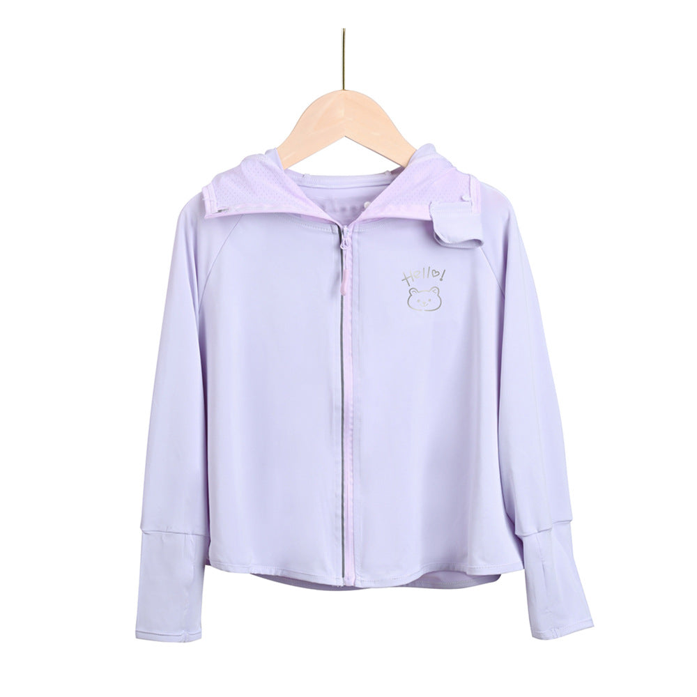 Mädchen leichte Kapuzenjacke mit niedlichem Tiermotiv R&B