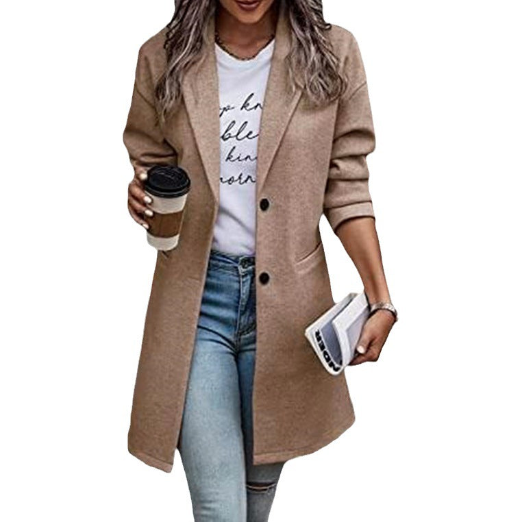 Damen eleganter Langblazer R&B