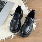 Damen Modische Schnürschuhe mit hochgezogenem Profil R&B