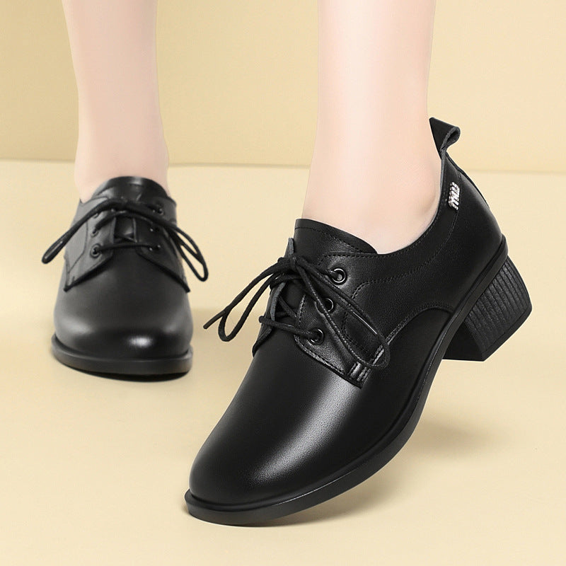 Damen Elegante Schnür-pumps mit komfortablem Blockabsatz und modischem Design R&B