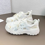Damen sportive Lifestyle-Sneaker mit atmungsaktiver Mesh-Oberfläche und hochwertiger Dämpfungstechnologie R&B