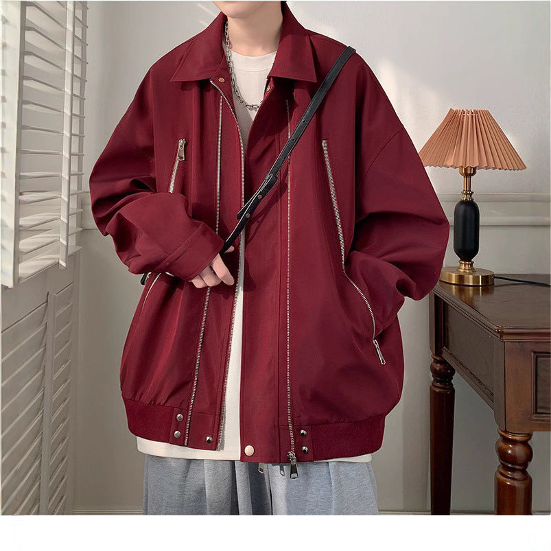 Damen Oversized Jacke mit innovativem Reißverschluss und lässigem Schnitt