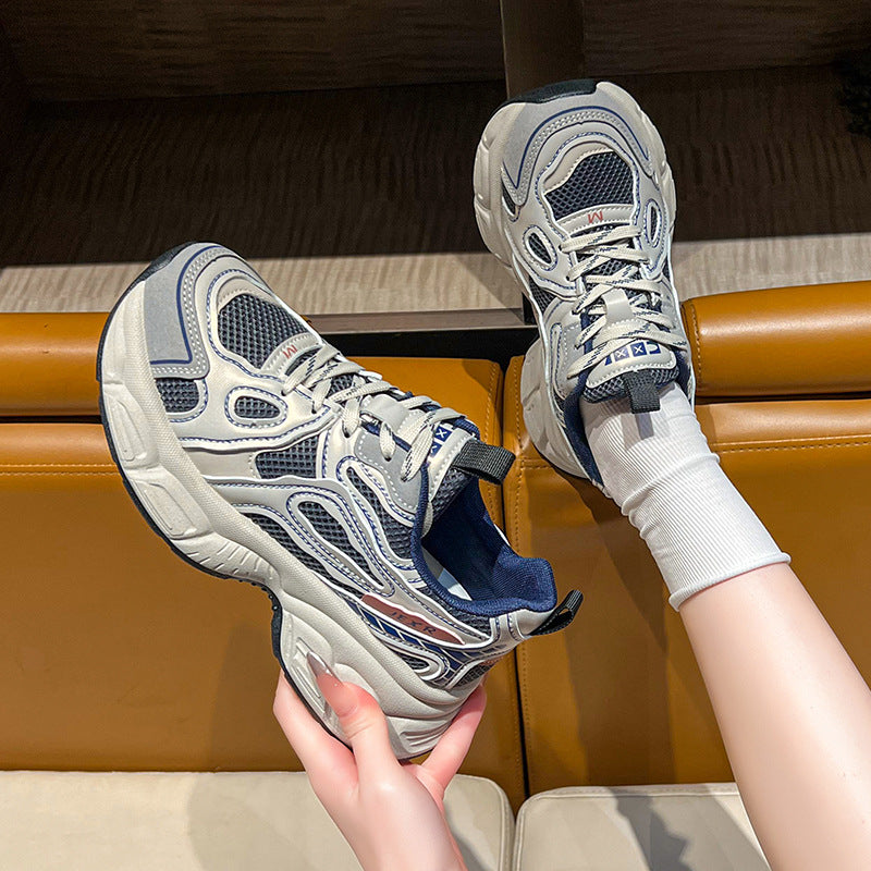 Damen Sportliche Sneakers mit strukturierter Oberflächenstruktur und hochkomfortabler Dämpfung R&B