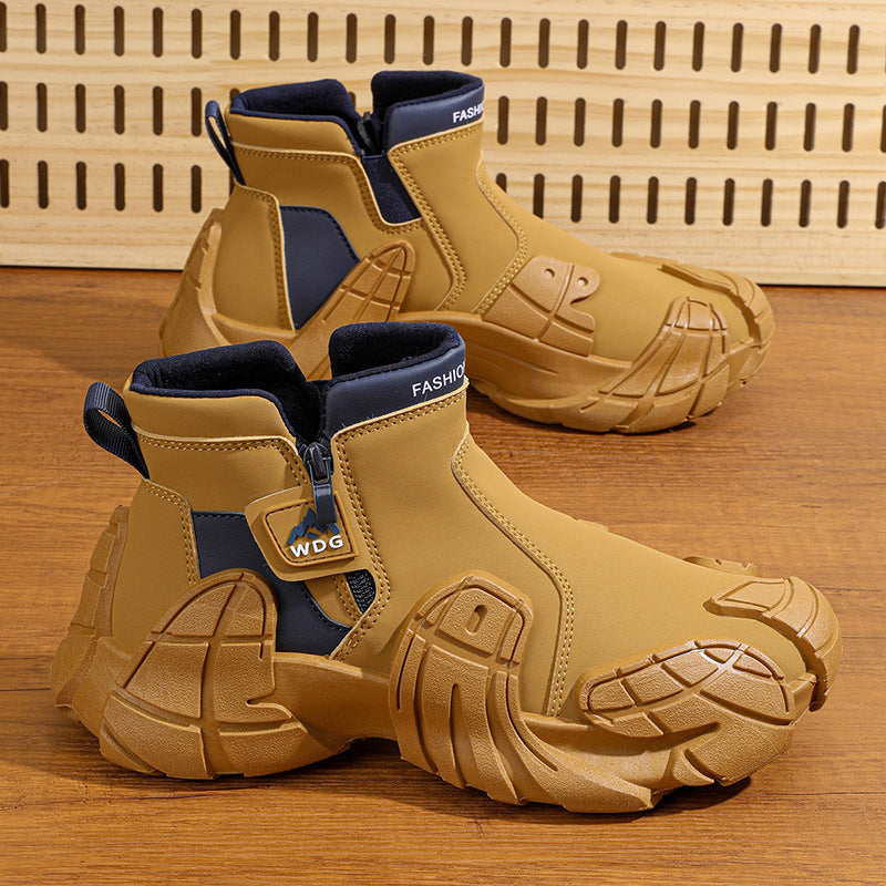 Damen modische wasserdichte Stiefeletten mit hohem Komfort und rutschfester Sohle R&B