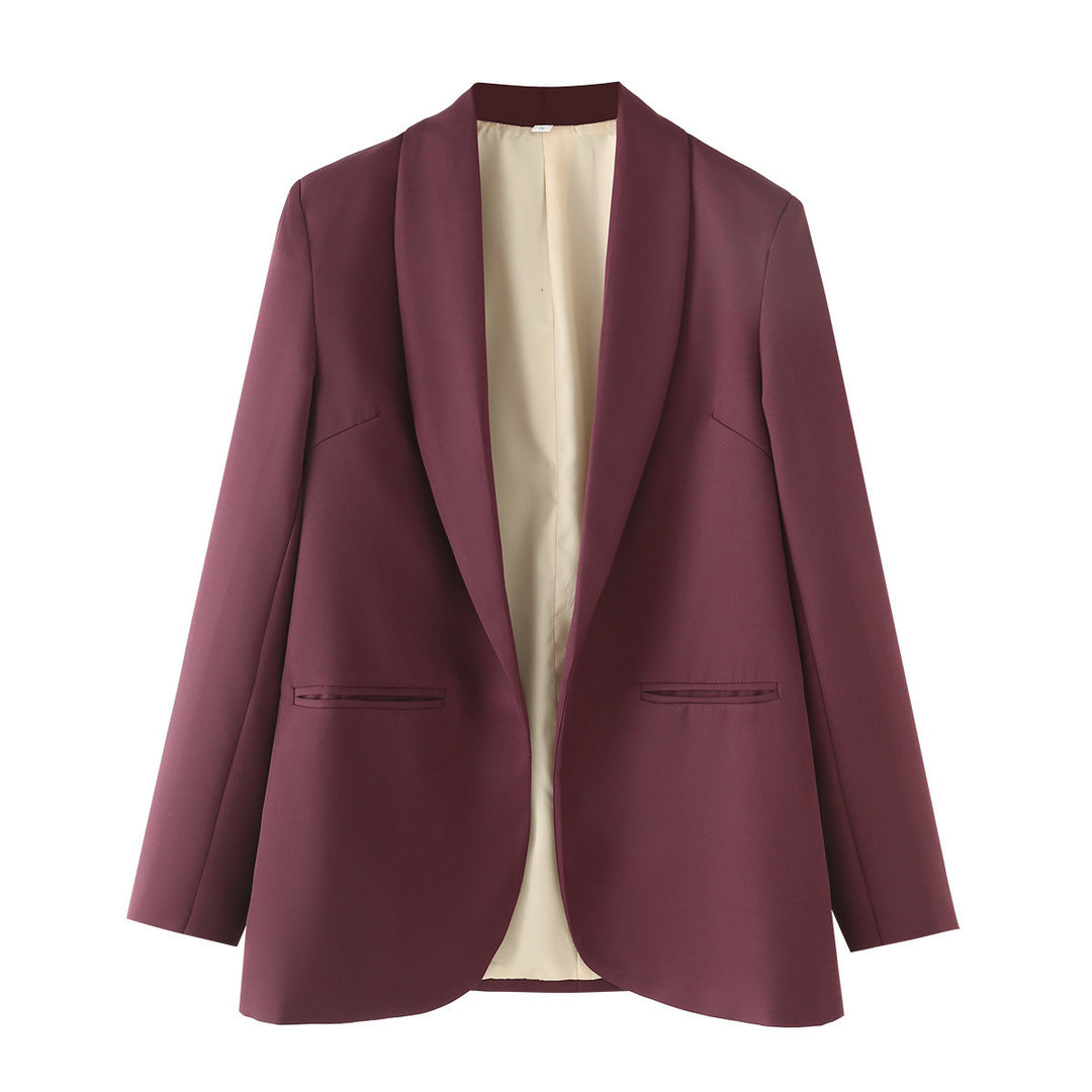 Damen eleganter Blazer mit modernem Schnitt und praktischen Taschen R&B