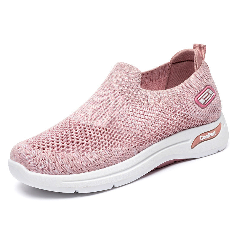 Damen Atmungsaktive Slip-On Sneakers mit weichem Stretch-Obermaterial R&B