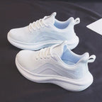 Damen Atmungsaktive Lauf-Sneaker mit stoßdämpfender Sohle und flexibler Struktur R&B