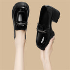 Damen Moderne Plateau-Schuhe mit modischer Schnallen-Detail R&B