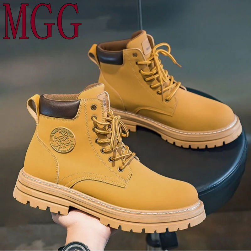 Damen robuste Schnürstiefel mit rutschfester Profilsohle R&B