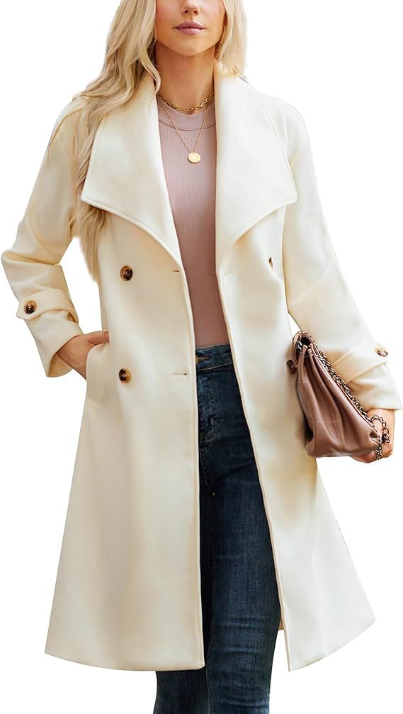 Damen Eleganter und bequemer Langmantel R&B