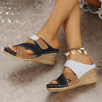 Damen Bequeme Keil-Sandalen