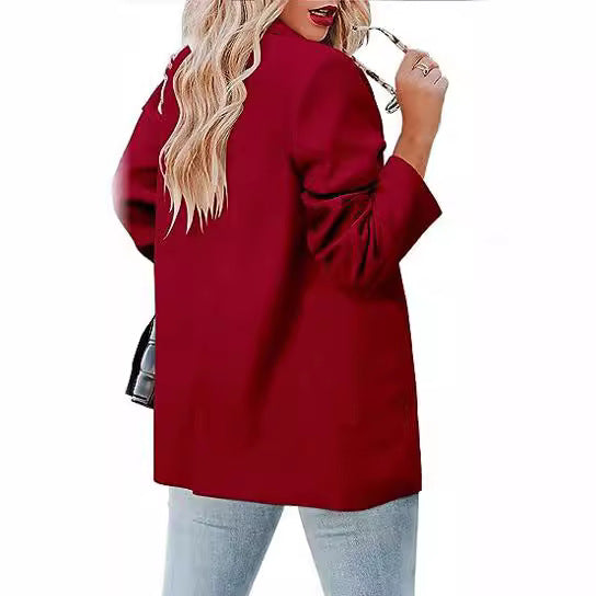 Damen Modischer Blazer mit lässigem Schnitt R&B