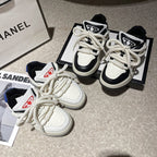 Damen Sportliche Sneaker im modernen Design mit dicker Sohle R&B