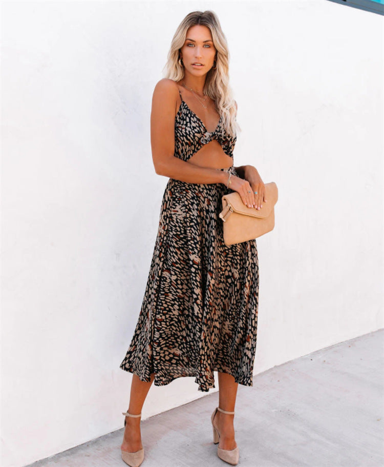 Damen Midikleid mit verspieltem Schnitt und fließendem Material R&B