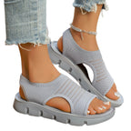 Damen sportive Sandalen mit atmungsaktivem und elastischem Design R&B