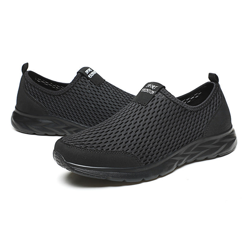 Damen Atmungsaktive Slip-On Sneakers mit innovativer Oberflächenstruktur R&B