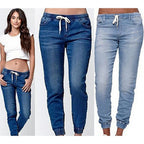 Damen Joggingjeans mit elastischem Bund und praktischen Taschen R&B