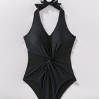 Damen Sportlicher Monokini mit transparenten Einsätzen R&B