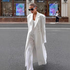 Damen Modische Oversized-Blazerjacke mit tailliertem Schnitt und eleganten Details R&B