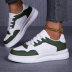 Damen Sneakers mit kontrastierenden Farbakzenten und dämpfender Sohle