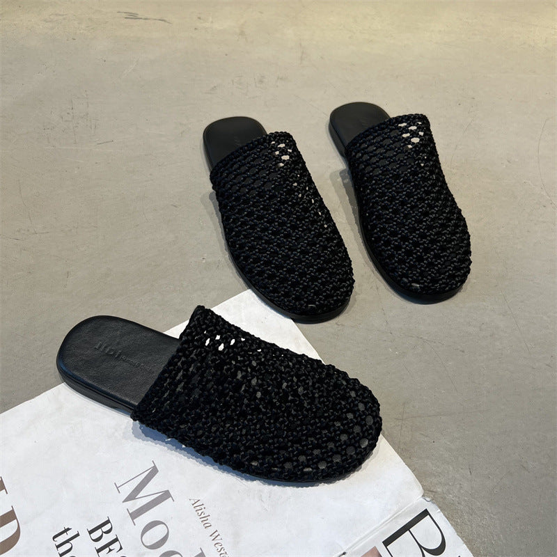 Damen bequeme Clogs mit offenem Fersenbereich und atmungsaktiver Struktur R&B