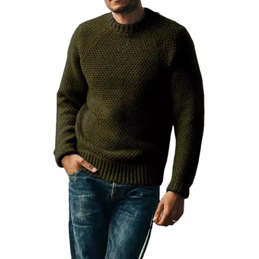 Herren Strickpullover mit zeitlosem Strukturdesign R&B