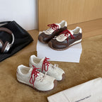 Damen Sportliche Sneaker mit atmungsaktiver Obermaterialstruktur und robustem Profil