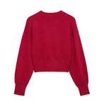 Damen Strickjacke mit herzförmigen Knöpfen R&B