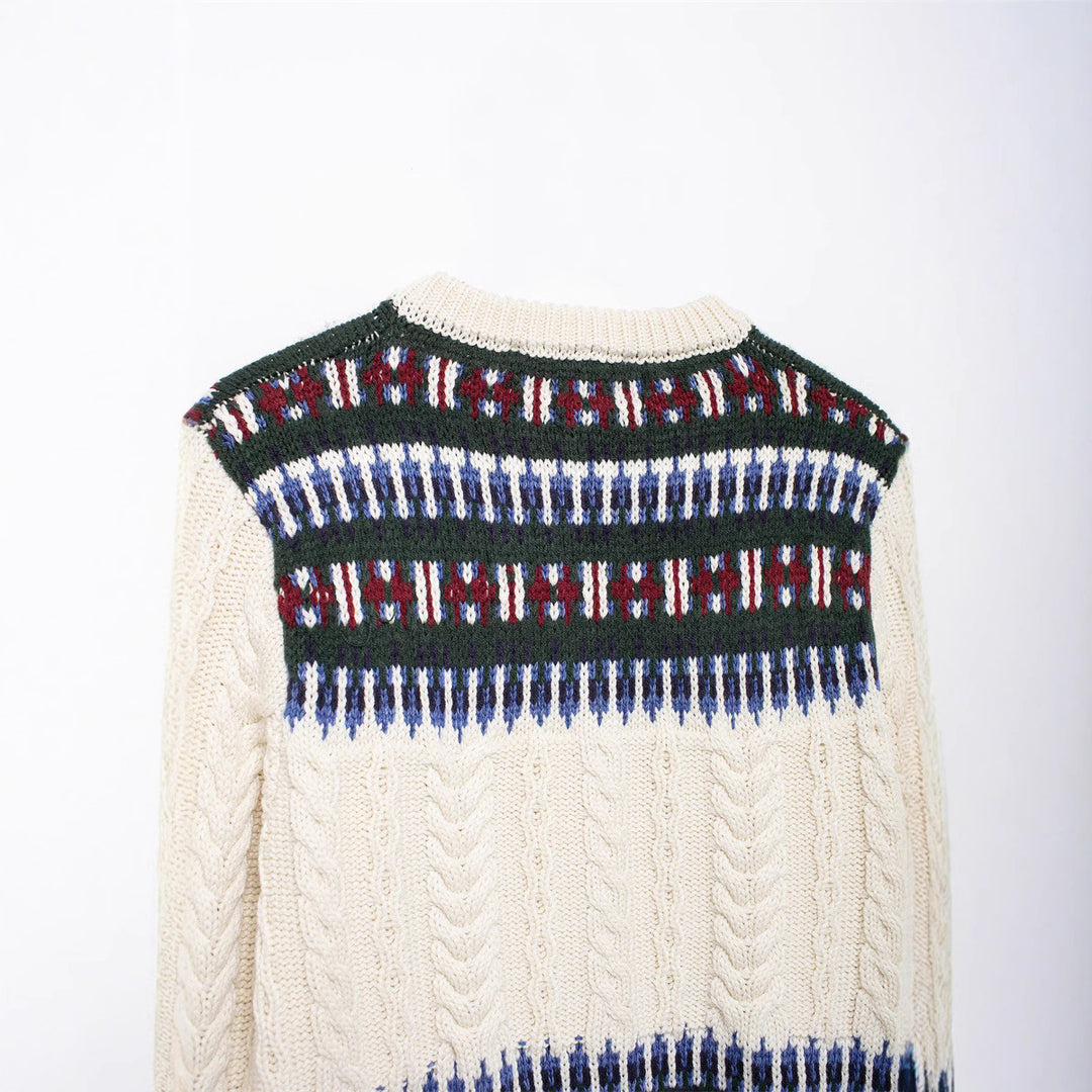 Damen Strickjacke mit Norweger-Muster R&B