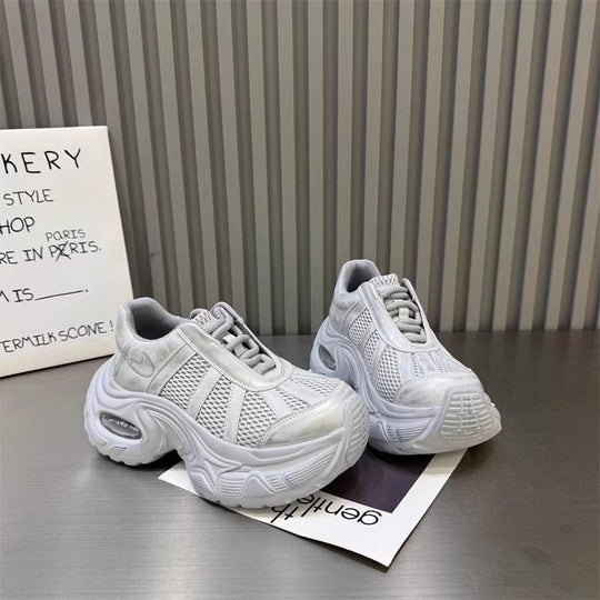 Damen Sportliche Chunky Sneakers mit atmungsaktiven Mesh-Einsätzen R&B