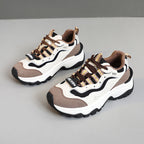Damen trendige Chunky Sneakers mit atmungsaktivem Mesh und stabiler Sohle R&B