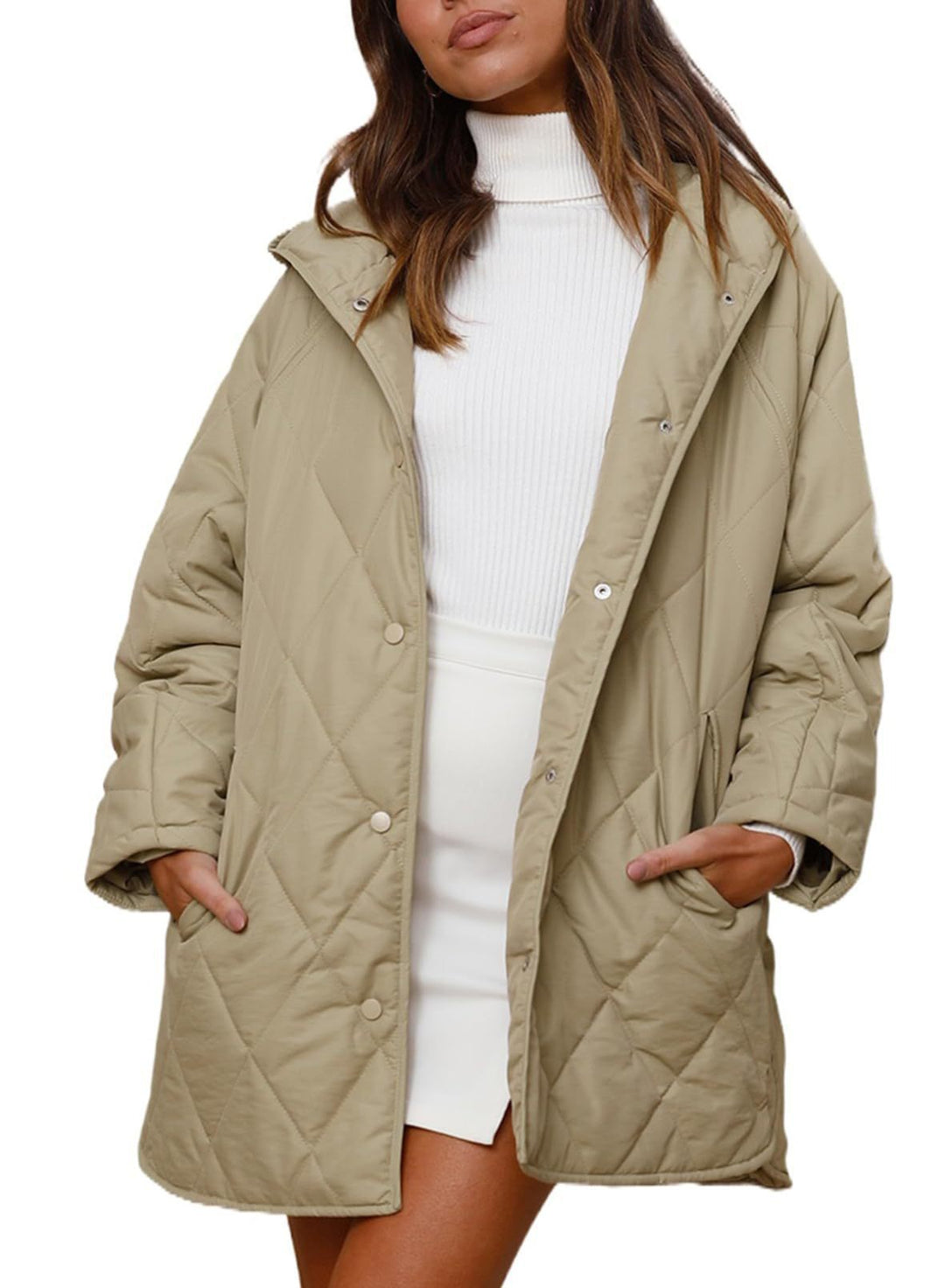R&B | Gepolsterte Jacke mit Klassischem Druck