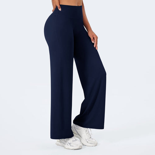 Damen Hochgeschnittene weite Sporthose R&B